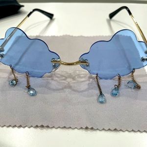 Aesthetic rain cloud glasses